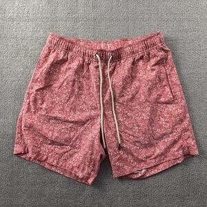 Fair Harbour Shorts Adult Size Large Red Active Athleisure Casual Men's